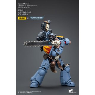 Warhammer 40k Actionfigur 1/18 Space Marines Space Wolves Claw Pack Brother Torrvald 12 cm