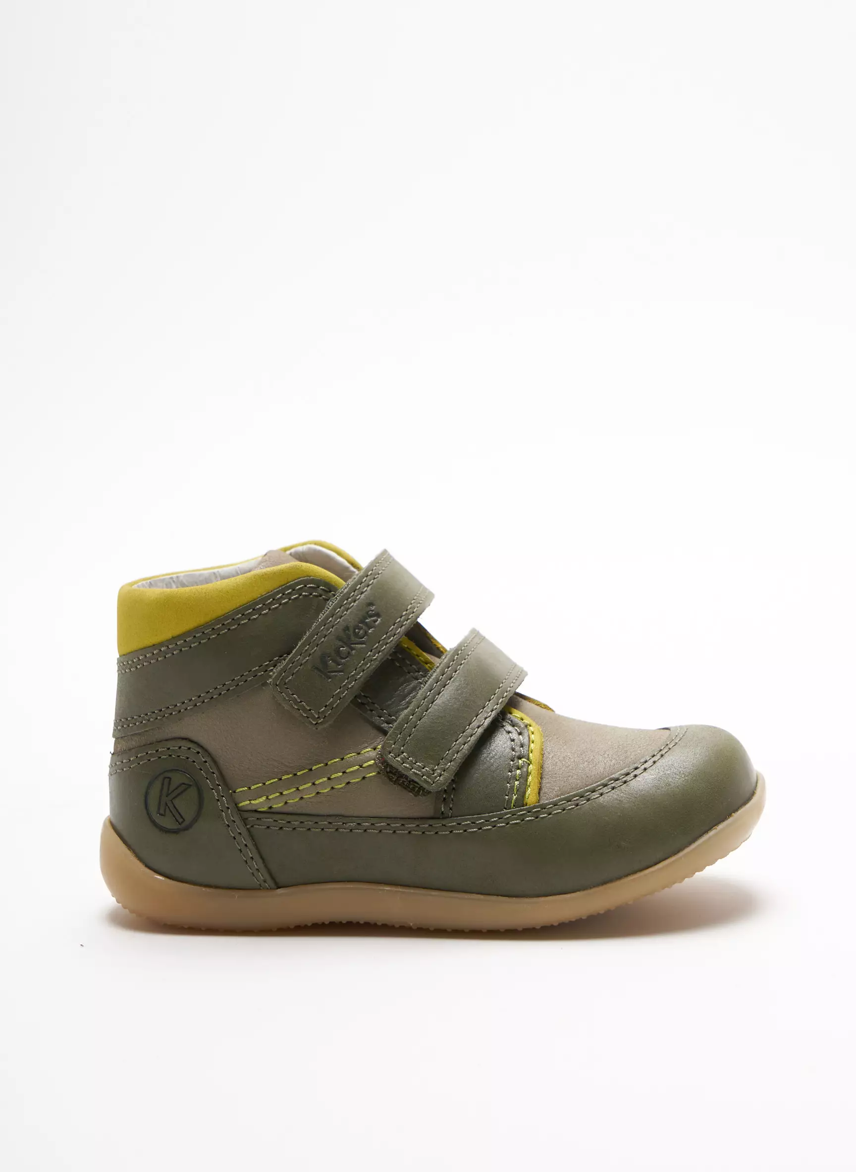 Kickers Baskets Garcon couleur vert