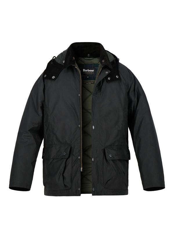 Barbour, Jacke Beaufort, Baumwolle gewachst Steppfutter, dunkelgrün