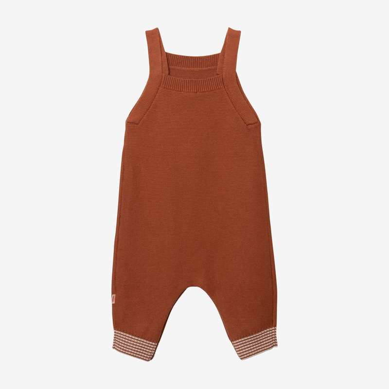Salopette bébé tricot caramel marron Catimini