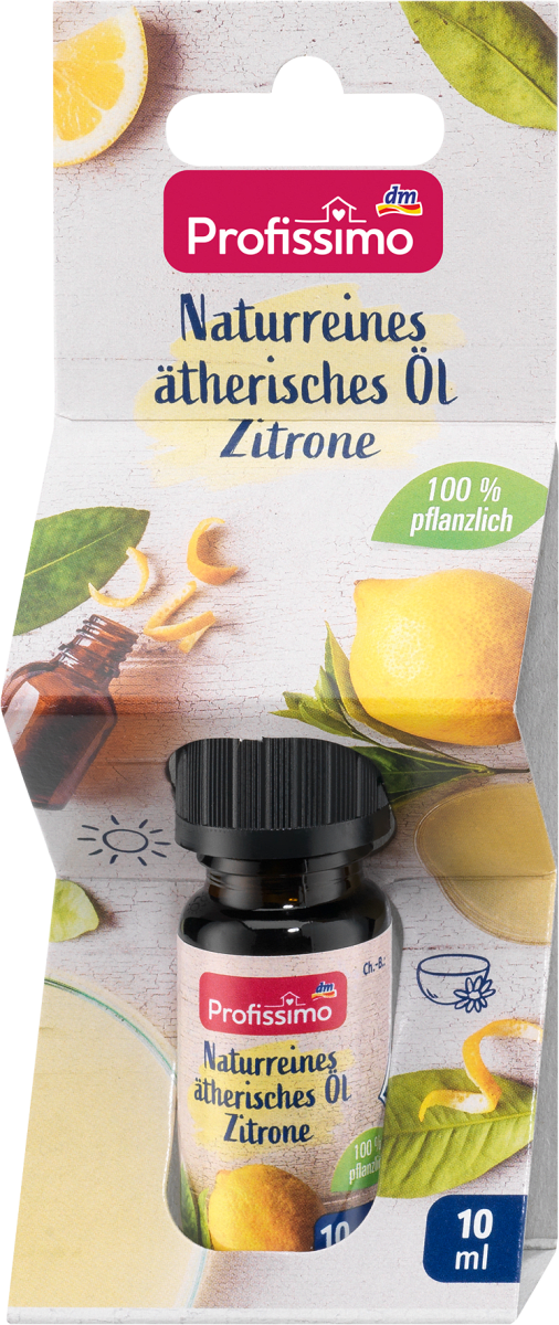 naturreines ätherisches Öl Zitrone, 10 ml