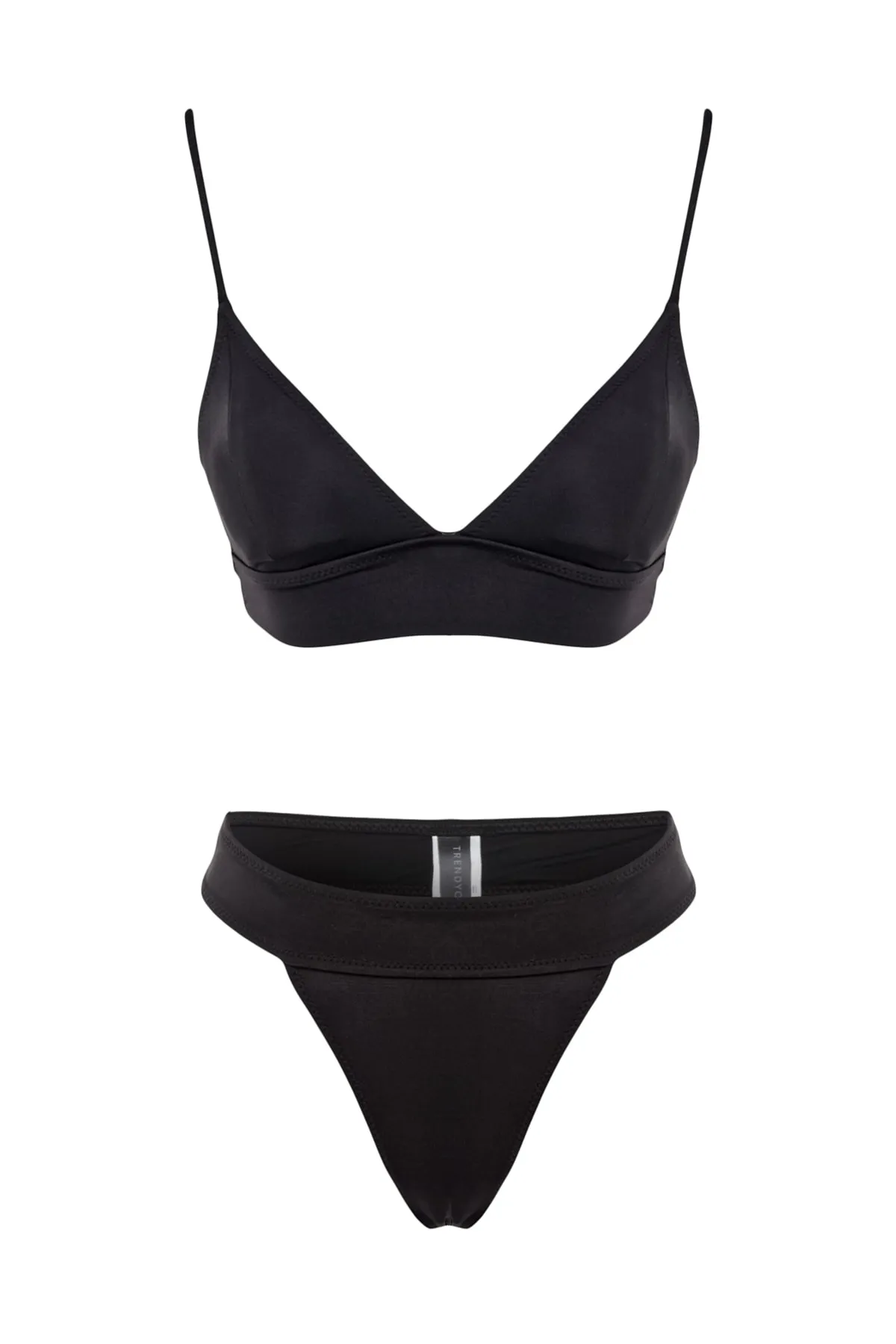 Trendyol Collection  Bikini-Set - Schwarz - Strukturiert