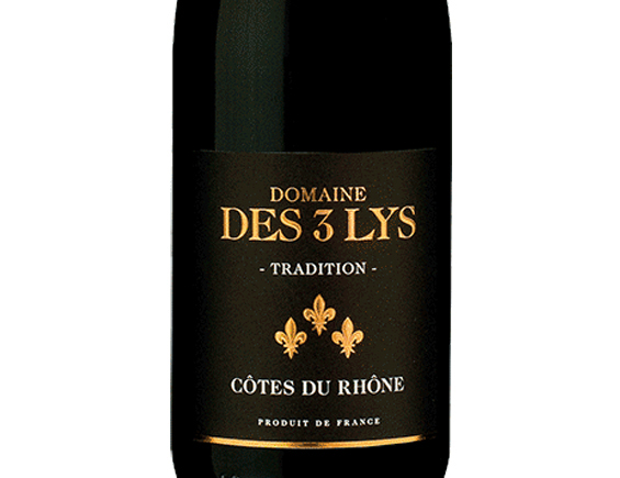 Domaine des 3 Lys Côtes du Rhône Tradition Rouge 2022 Rhône Côtes du Rhône