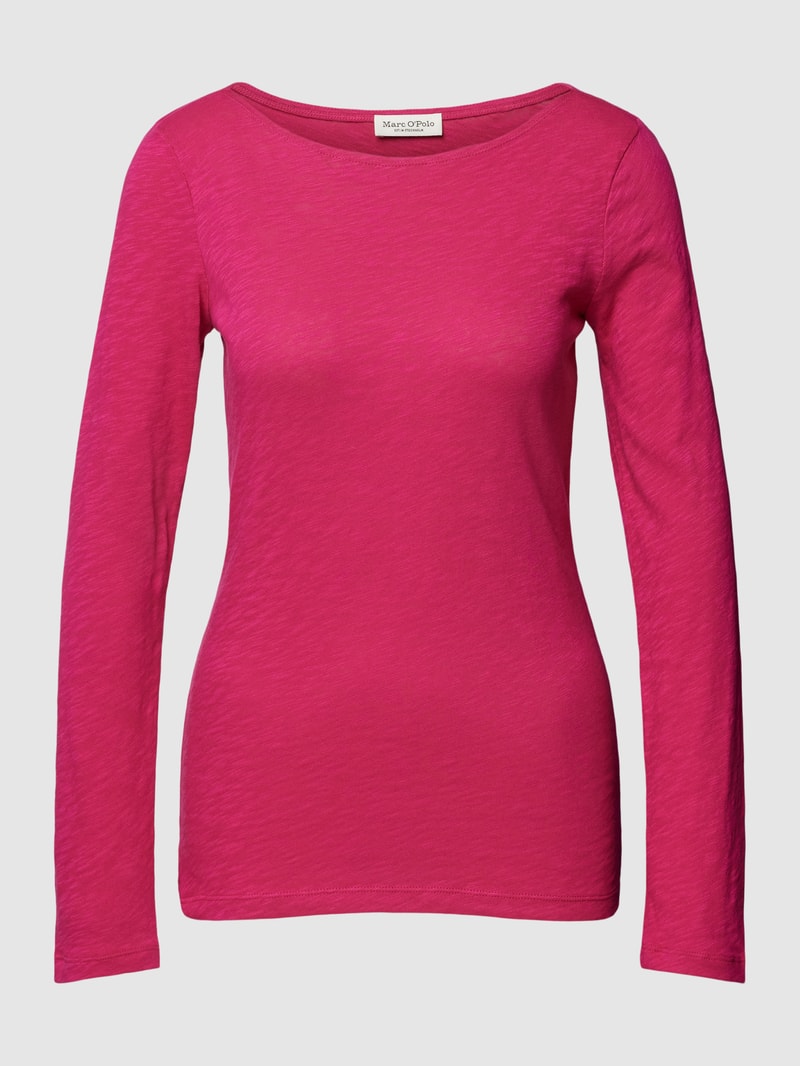Longsleeve mit Strukturmuster in pink