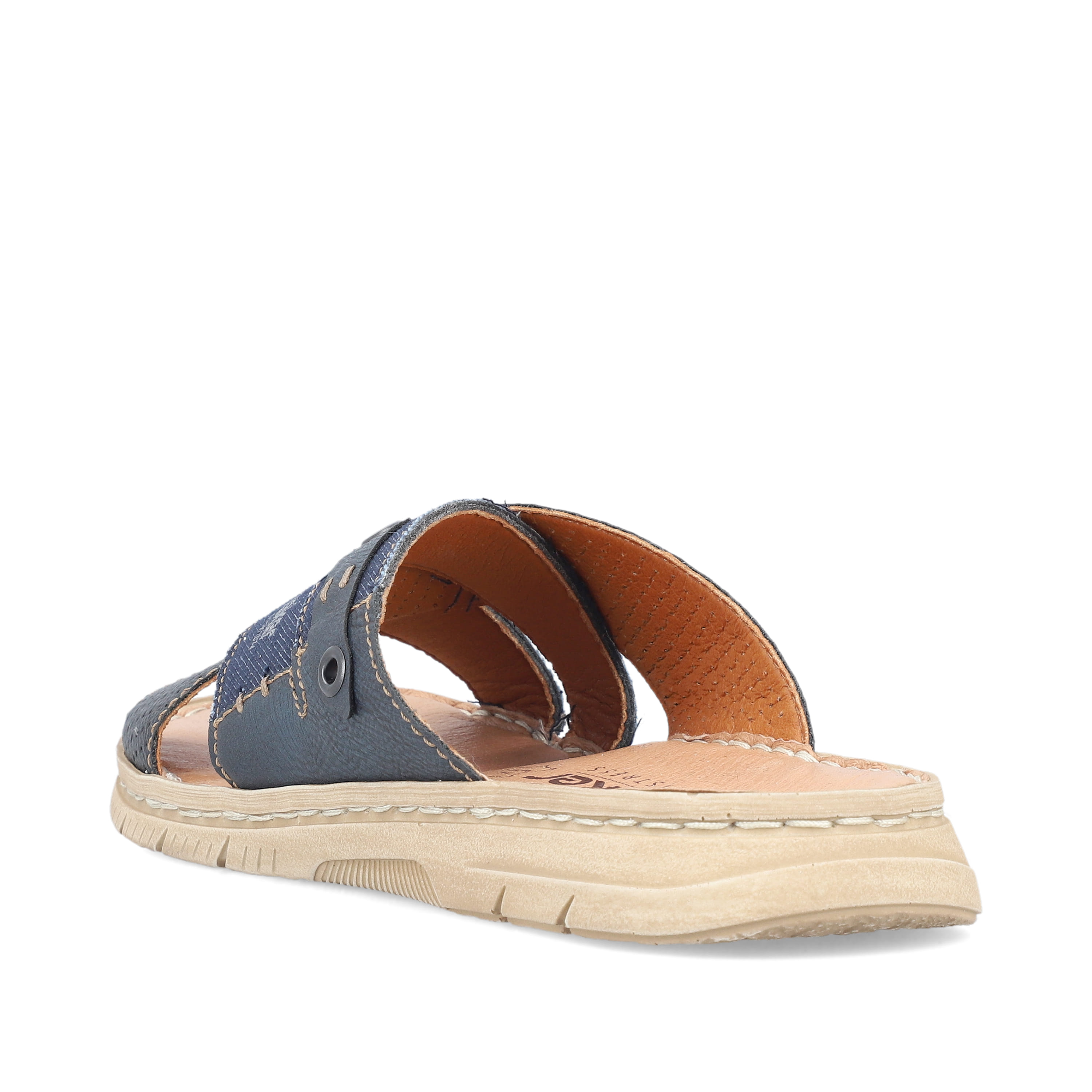 Rieker Herren Pantoletten marineblau