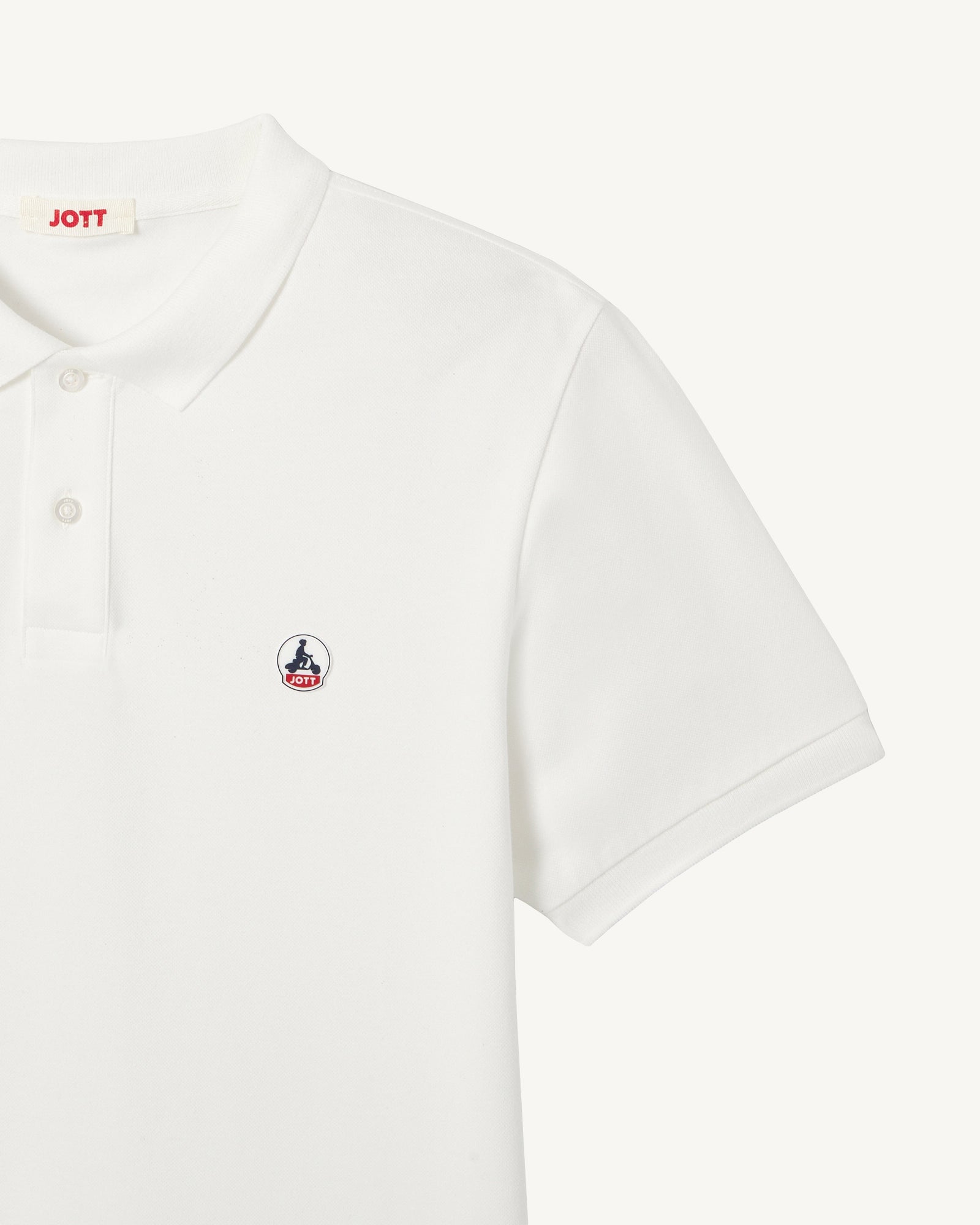 Polo homme en coton biologique Blanc Marbella