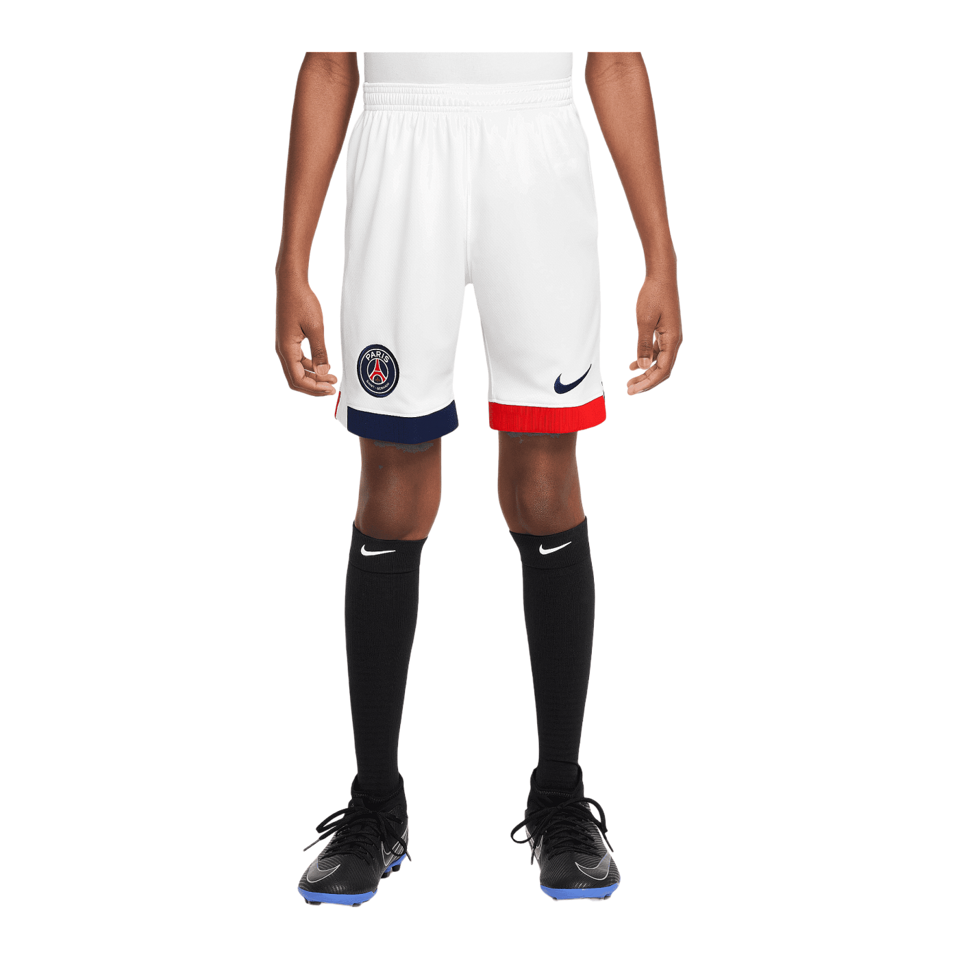 Nike Paris St. Germain Short Away 2024/2025 Kids Weiss F100
