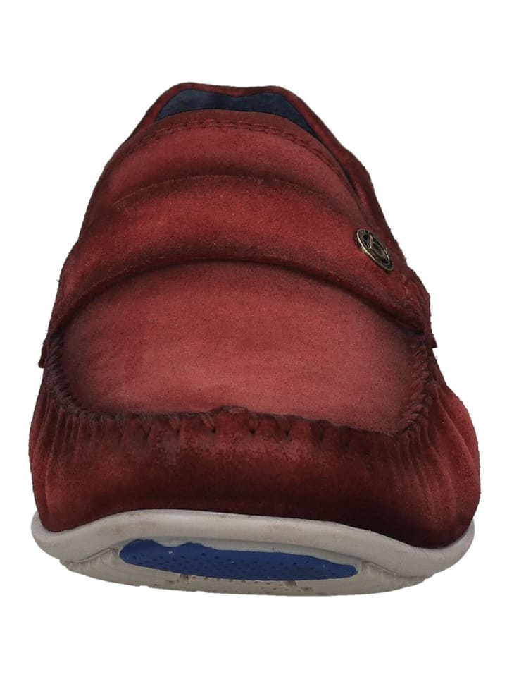 Bugatti Slipper in Dunkelrot günstig kaufen