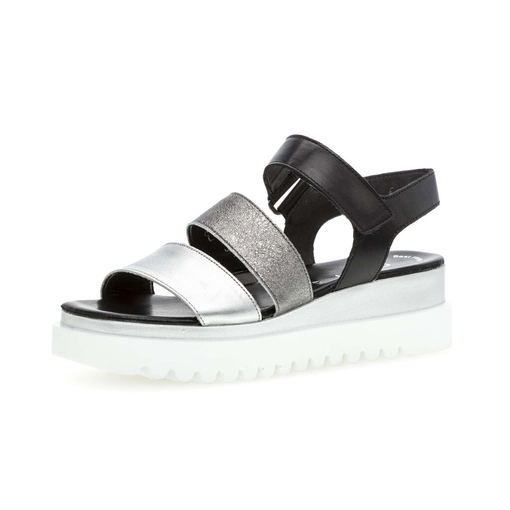 Gabor fashion Keilsandalette grau