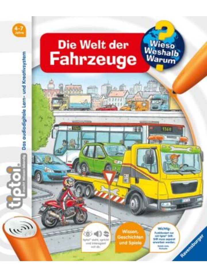 Ravensburger Verlag GmbH Buch - tiptoi® Wieso? Weshalb? Warum? - Die Welt der Fahrzeuge günstig kaufen onesize