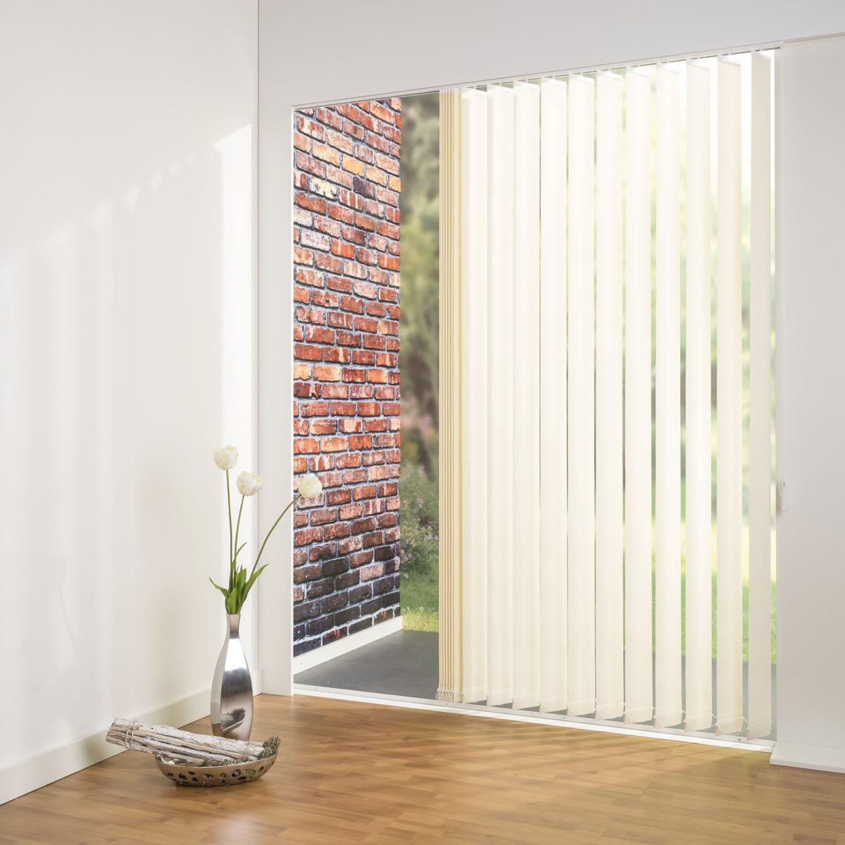 Bella Casa Schiebevorhang 100 x 180 cm beige 127 mm