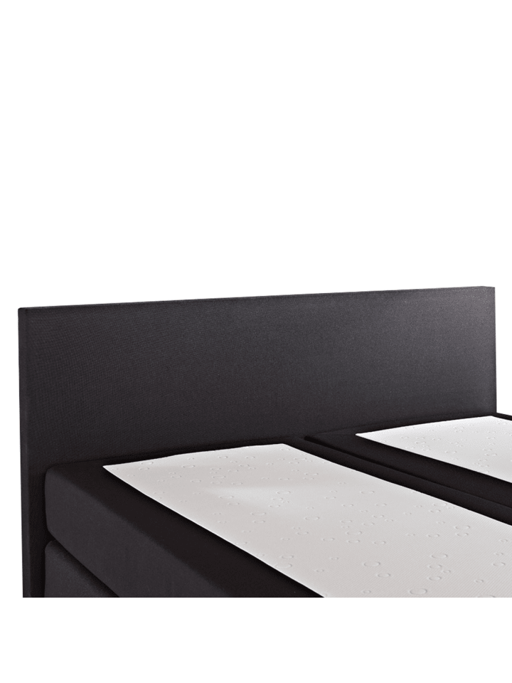 Beliani Doppelbett PRESIDENT in Schwarz/Silber - (W) 190 x (H) 90 x (L) 210 cm günstig kaufen onesize
