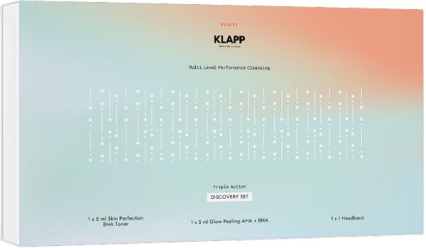 KLAPP Skin Care Science Multi Level Performance Cleansing Youth Triple Action Gesichtspflegeset