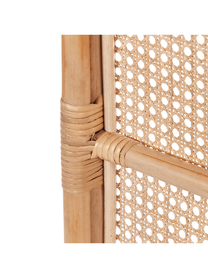 Beliani Paravent CORTONA in /Heller Holzfarbton - (W) 118 x (H) 180 x (L) 3 cm günstig kaufen onesize
