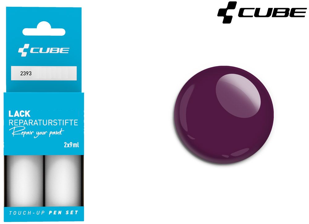 Cube Lackreparaturstift Set WINE glossy kaufen | Bike-Discount