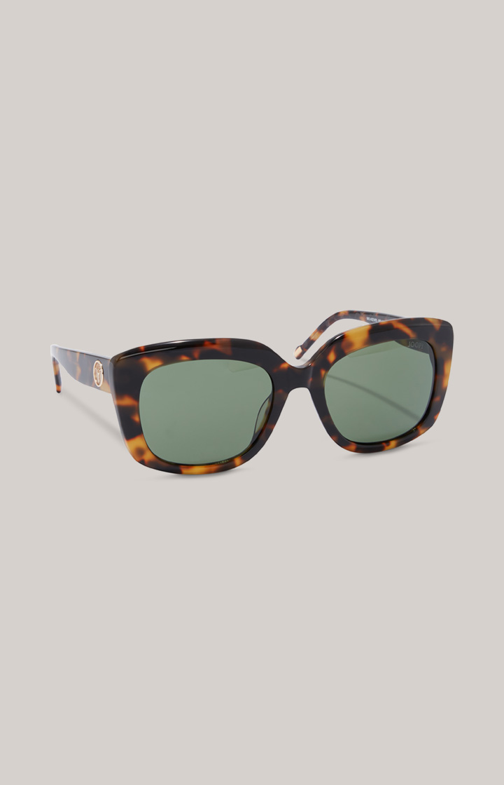 Sonnenbrille in Braun/Grün