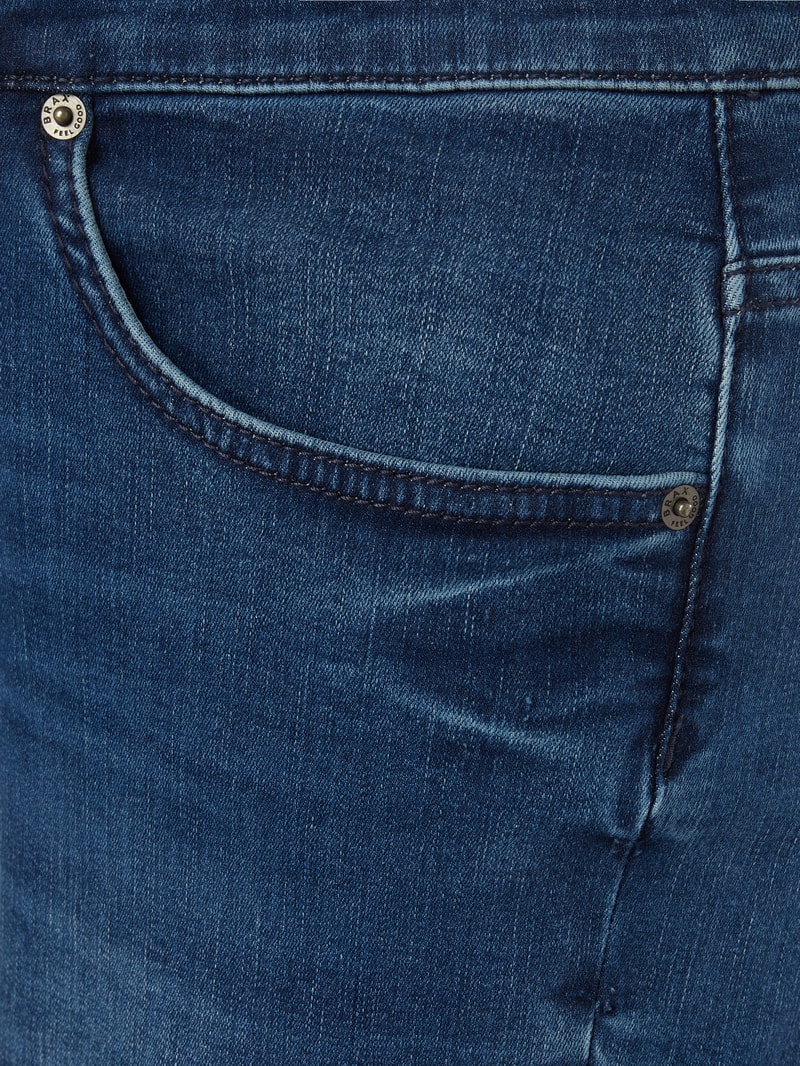 Modern Fit Jeans mit hohem Stretch-Anteil Modell 'Chuck' - 'Hi-Flex' in jeans