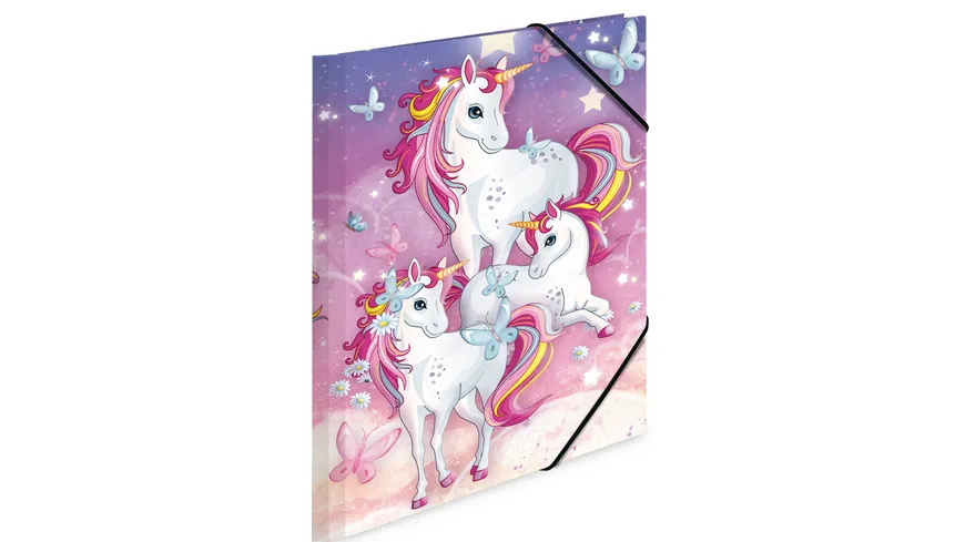 HERMA Sammelmappe A3 Karton Einhorn