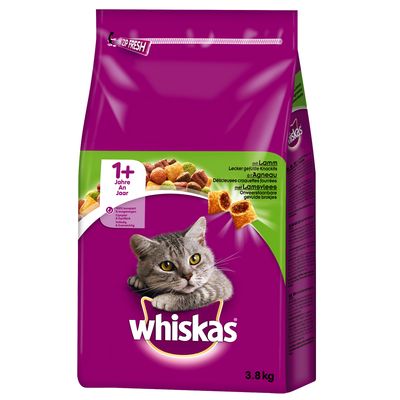 2 x 3,8 kg Whiskas gemischter Doppelpack