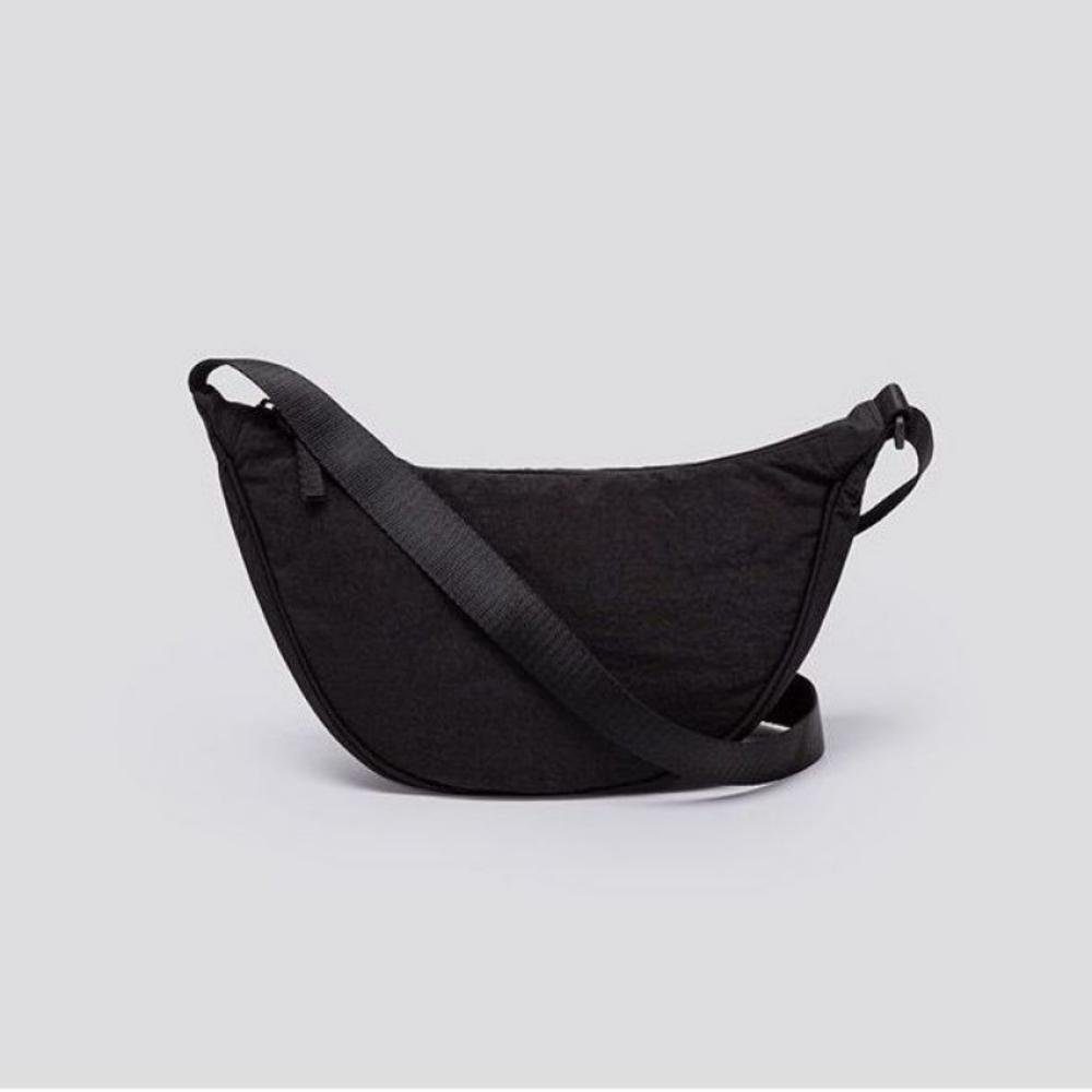 Blusmart Umhängetasche Halbmond Crossbody Bag (Reise-Umhängetasche aus Nylon mit verstellbarem Riemen, wasserdichte Umhängetasche), Geeignet für Alltag, Sport, Schule, Outdoor-Reisen usw.