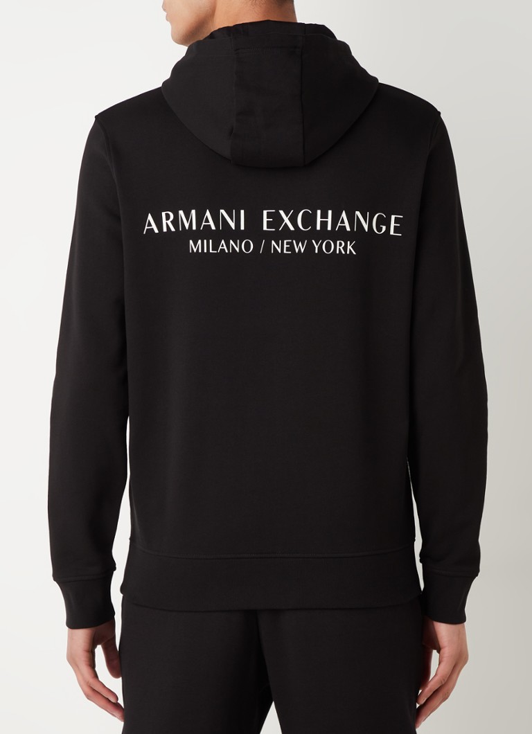 Armani Exchange Hoodie with logo and back print