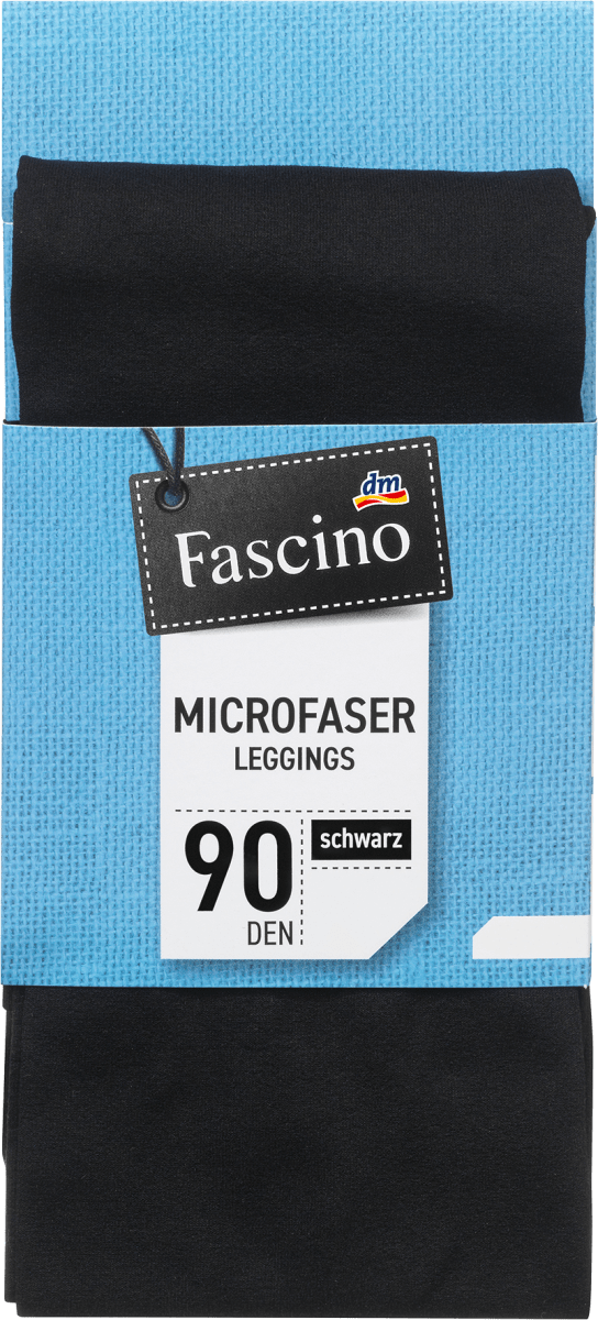Leggings aus Microfaser 90 DEN, Gr. 42/44, schwarz, 1 St