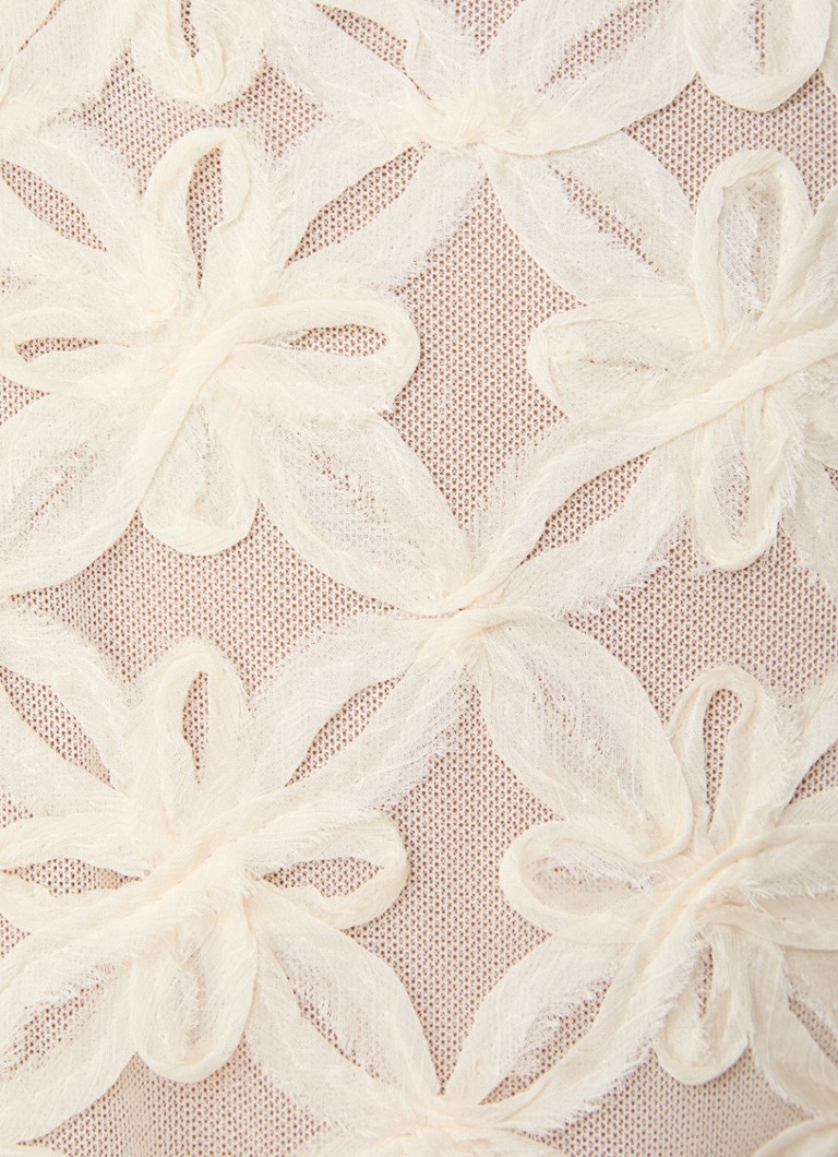 MUNTHE Thiki halbtransparentes Top mit Puffärmeln