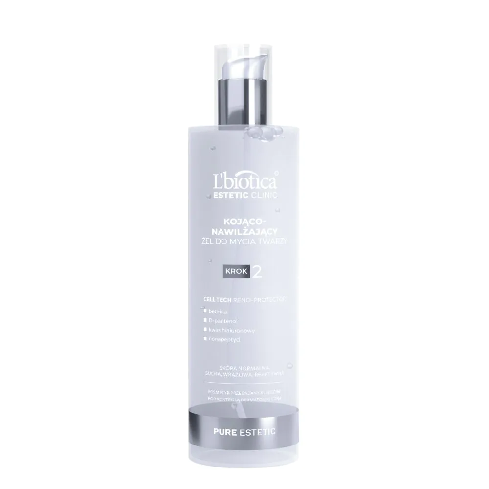 L'biotica Estetic Clinic Pure Estetic Καταπραϋντικό και Ενυδατικό Τζελ Καθαρισμού Προσώπου