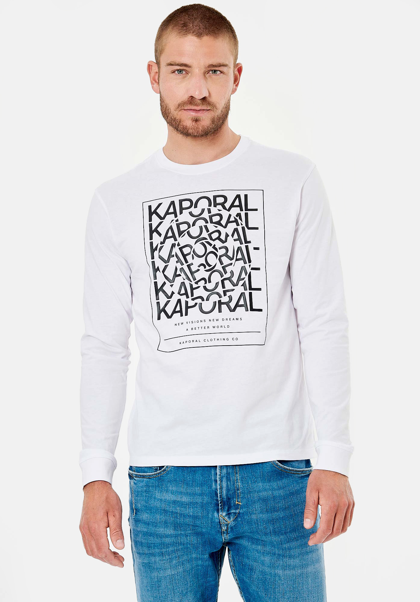 RUDY   T-shirt blanc homme 100% coton