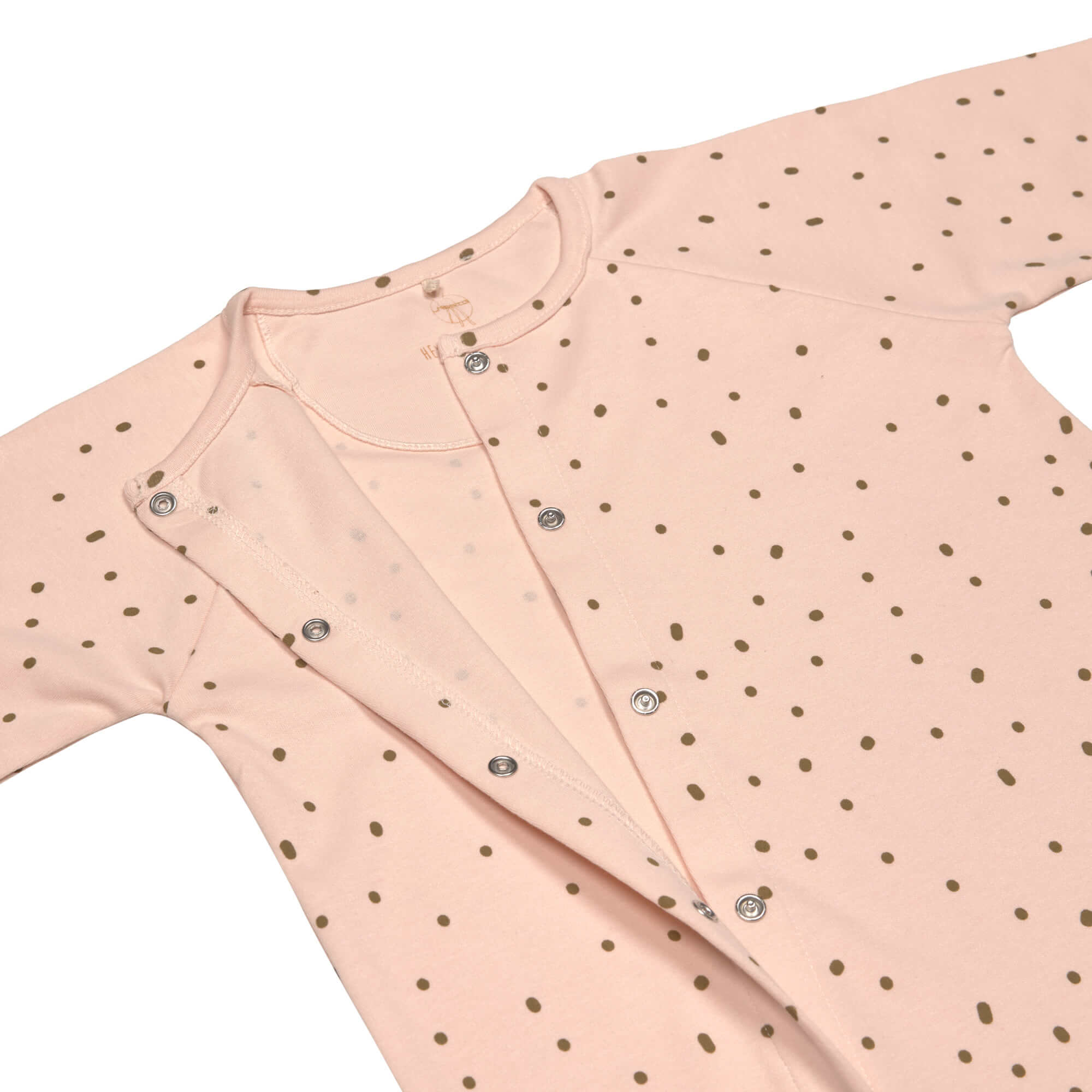Baby Schlafanzug - Bio Baumwolle, Dots, Rosa