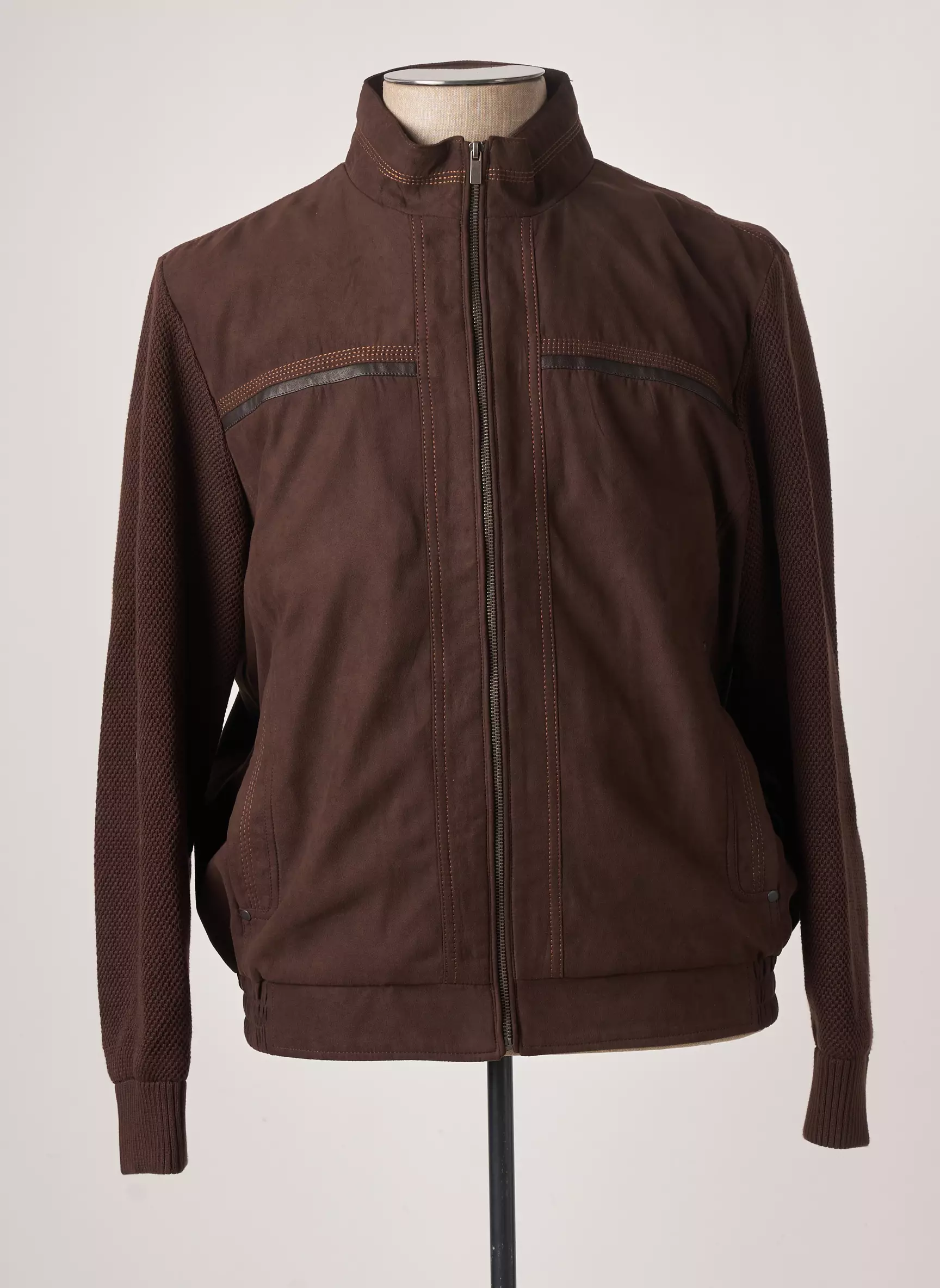 Rever Mile Vestecasual Homme couleur marron
