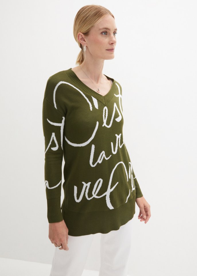 Pullover mit Schriftzug