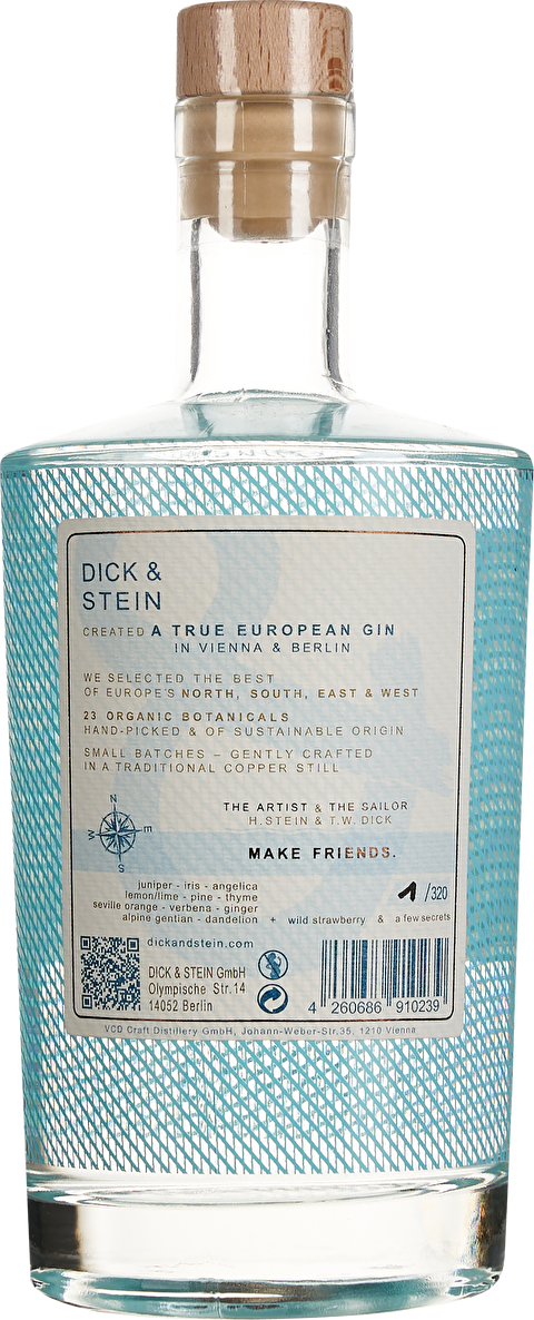 Dick & Stein European Dry Gin 0,5 Liter