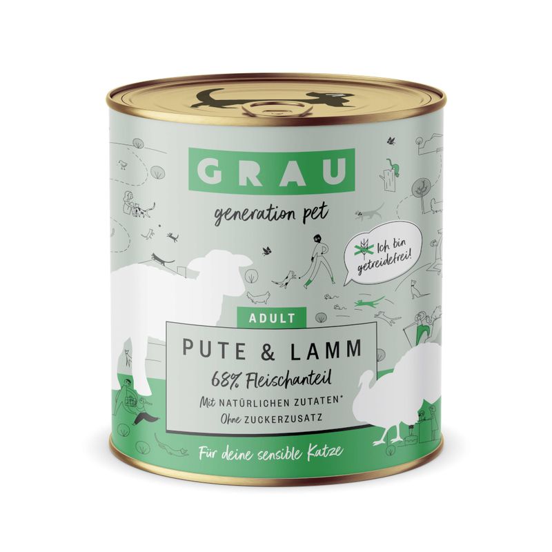 Sparpaket GRAU Adult Getreidefrei 12 x 800 g