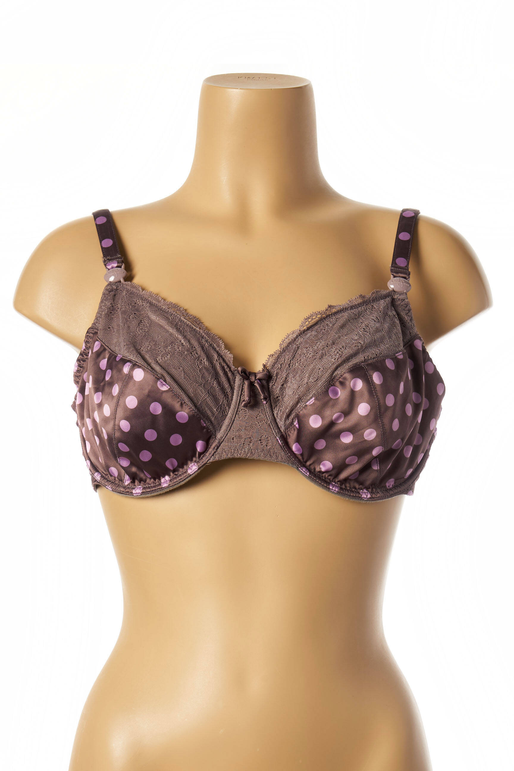 Cache Coeur Lingerie Maternite Femme couleur violet