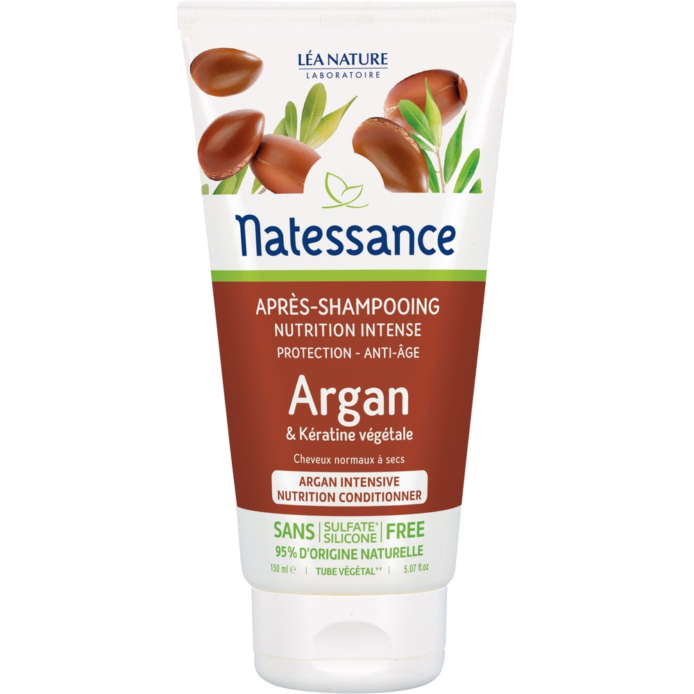 natessance Après-shampooing nutrition - Argan & Kératine végétale Après-shampooing