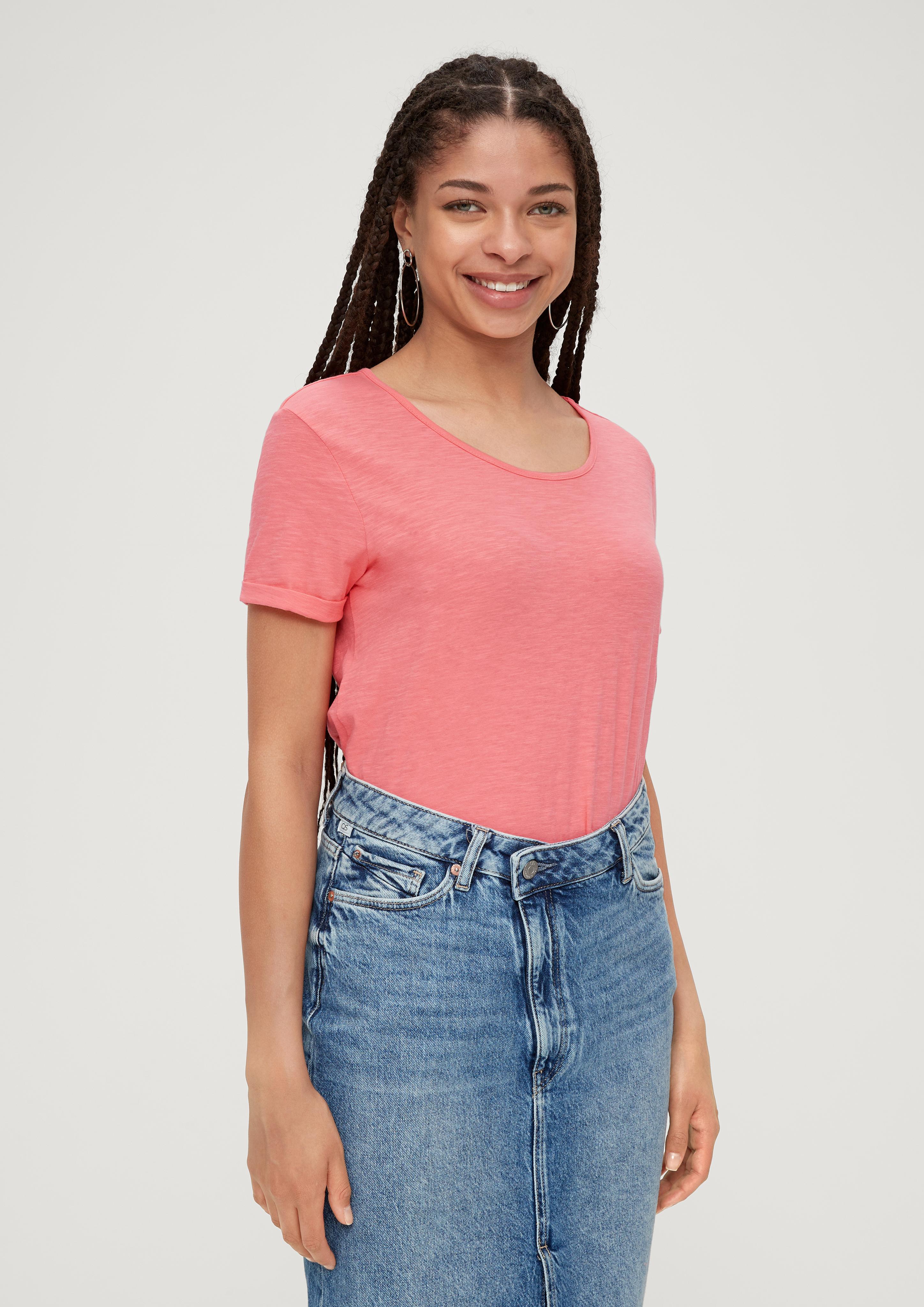 Baumwollshirt in O-Shape  2131311-4281