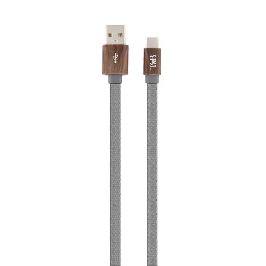USB-C-Kabel, von t'nb, 1 m, grau, 1 Stück - ATU