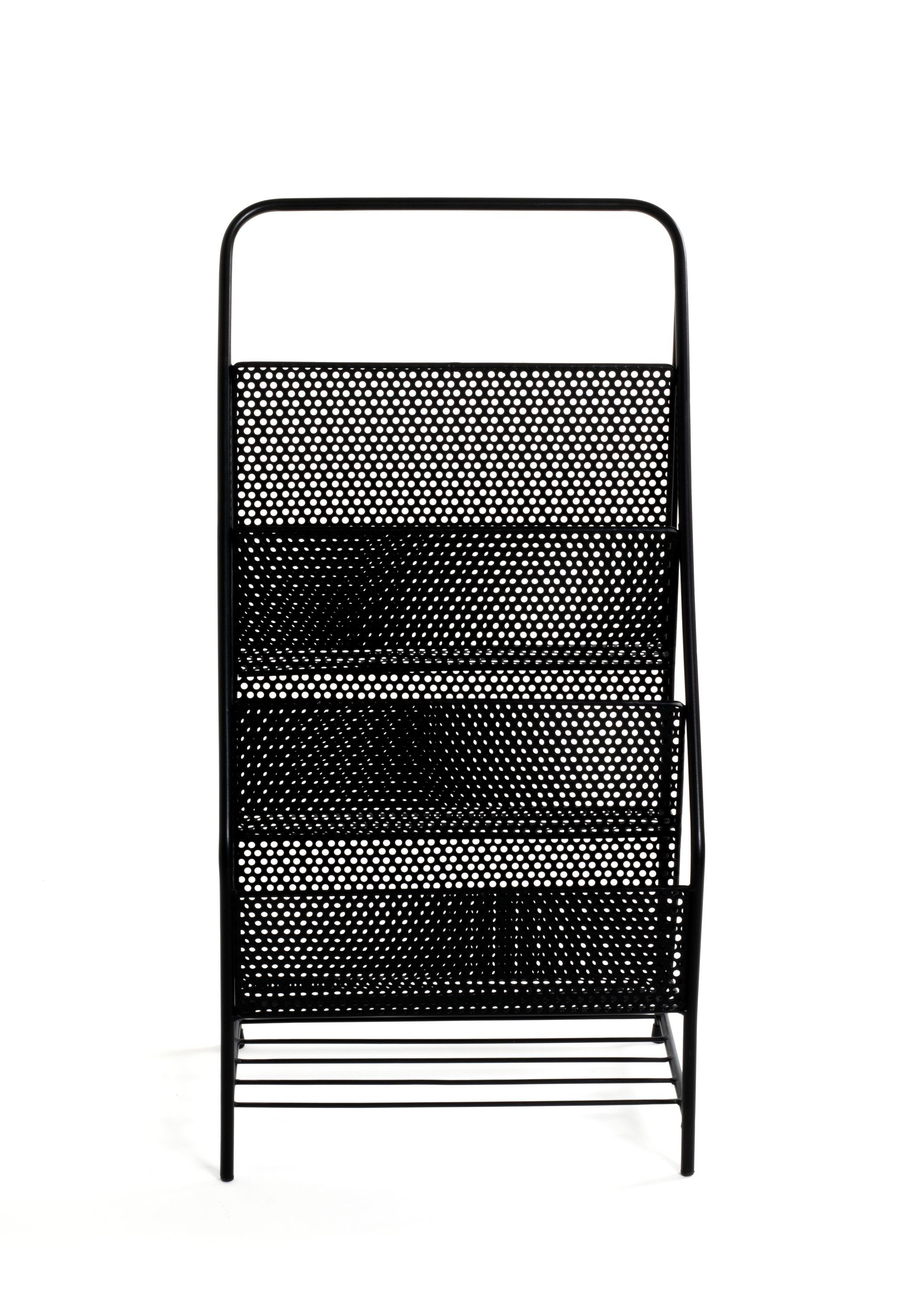 HAKU Zeitungsständer Zeitungsständer, HAKU Möbel Zeitungsständer (BHT 35x69x24 cm) BHT 35x69x24 cm schwarz