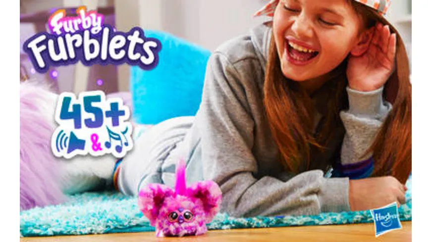 Hasbro - Furby Furblets Mini elektronisches Plüschspielzeug, 1 Stück, sortiert