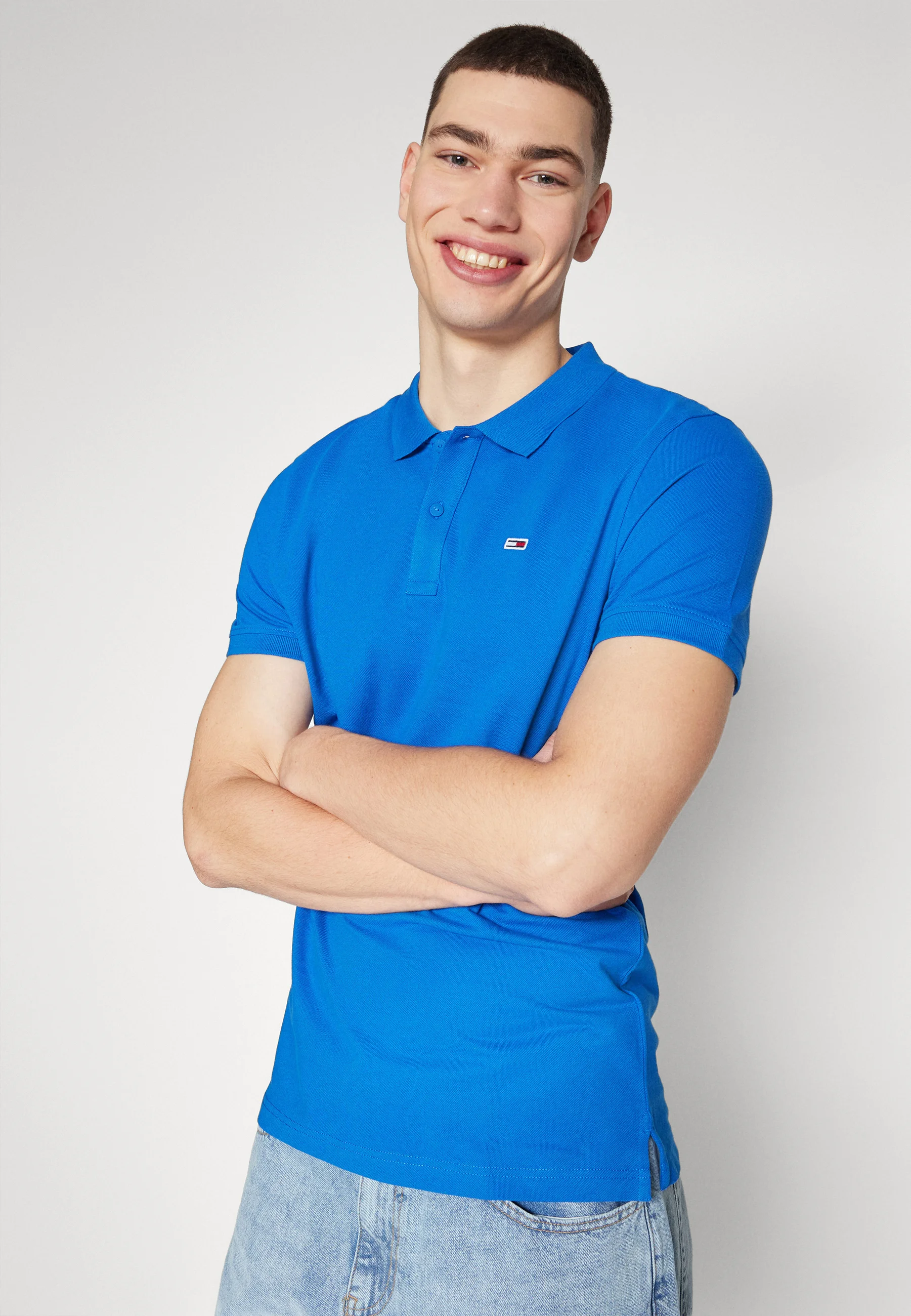 Tommy Jeans SLIM PLACKET - Polo