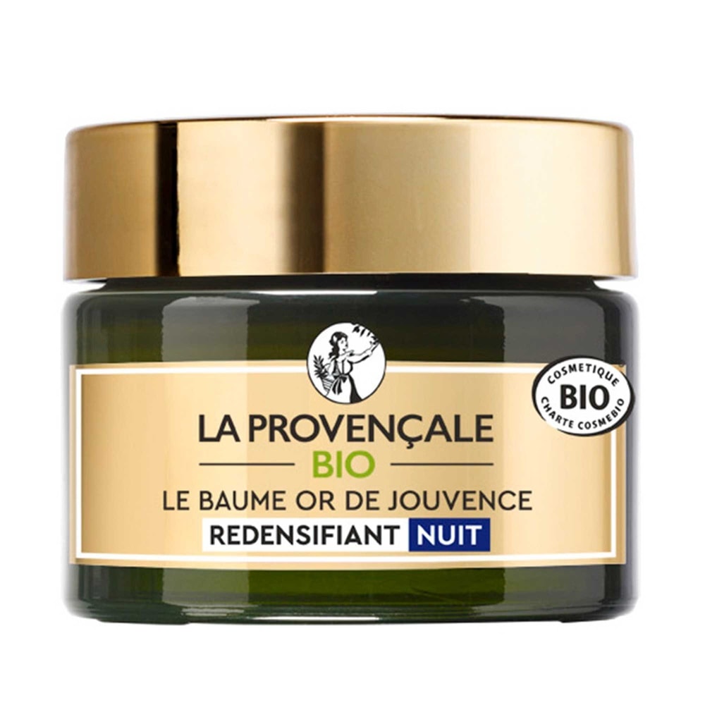 La Provençale Le Baume Nuit Or de Jouvence Redensifiant 50ml Baume Nuit Redensifiant Peaux Matures certifié bio