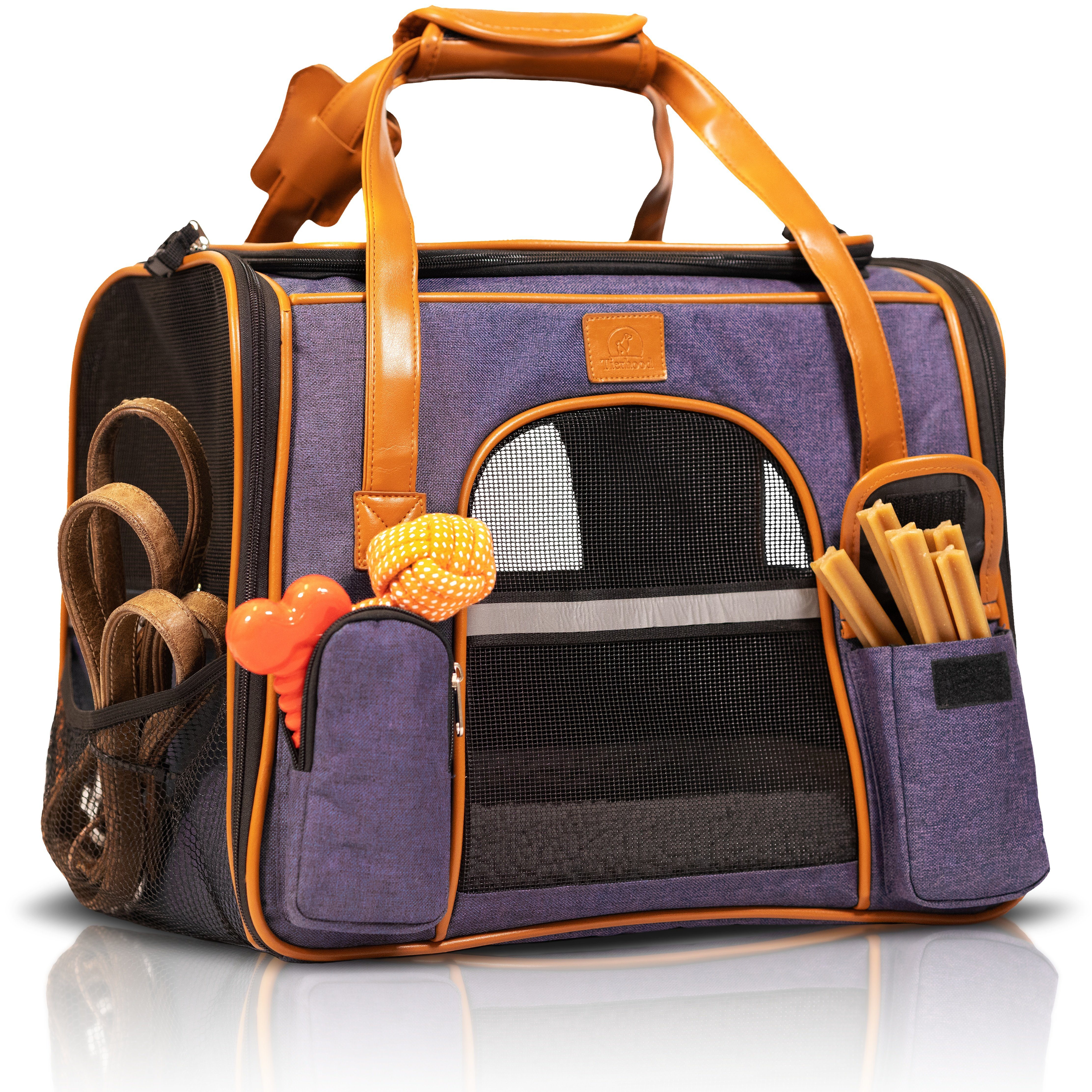 Tierhood Tiertransporttasche Faltbare Tragetasche für Hund & Katze Hundetasche - Katzentasche