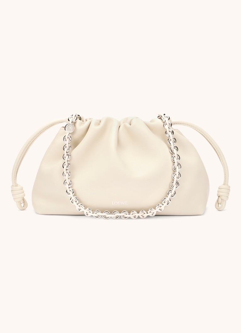 Geantă LOEWE Flamenco din piele de miel cu curea de umăr.