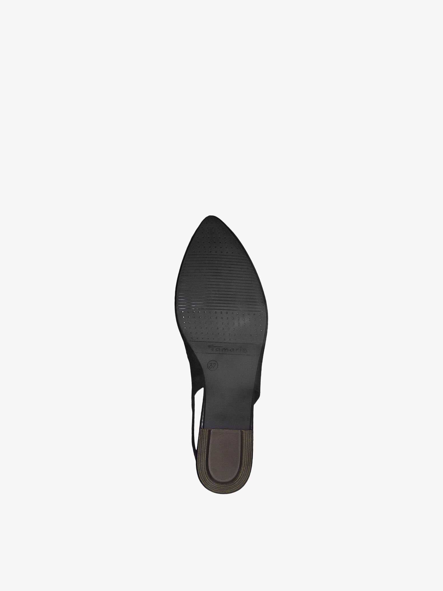 Escarpin en cuir - noir