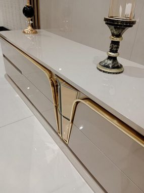 JVmoebel Wohnwand Wohnwand TV Wand Holz Modern Stil Regal Wohnzimmer Möbel Schrank, (1-St., 1x Wohnwand)