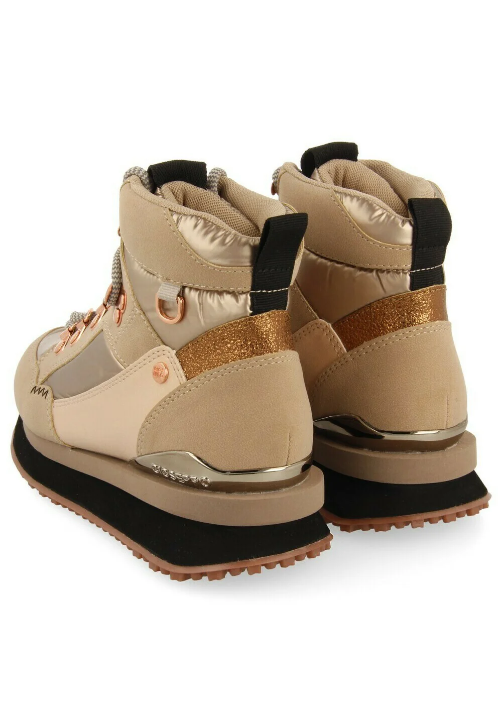 Gioseppo TIPO MONTAÑERO CON PARA DETALLES - Botines con cuña