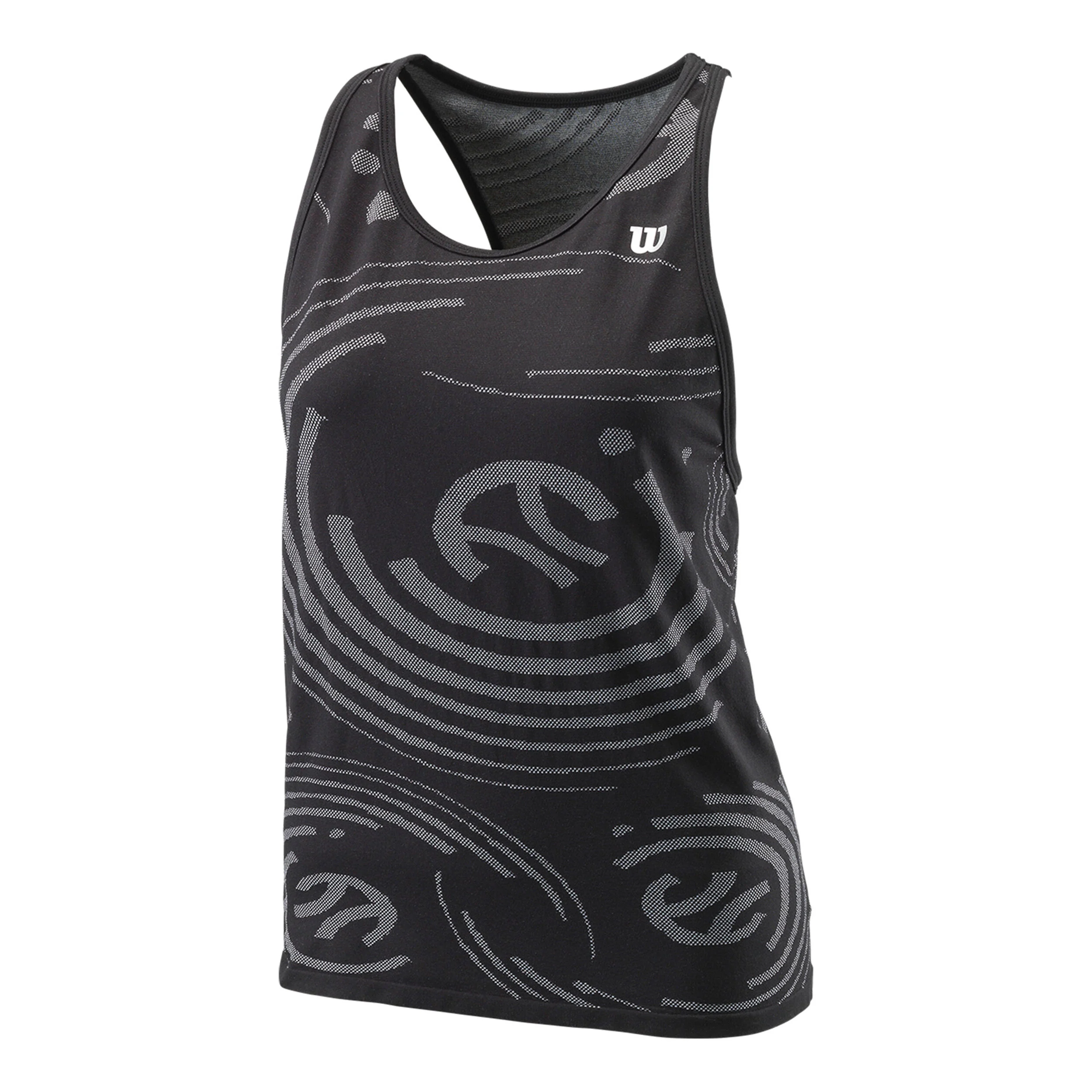 Power Seamless Tank-Top Damen - Schwarz, Grau