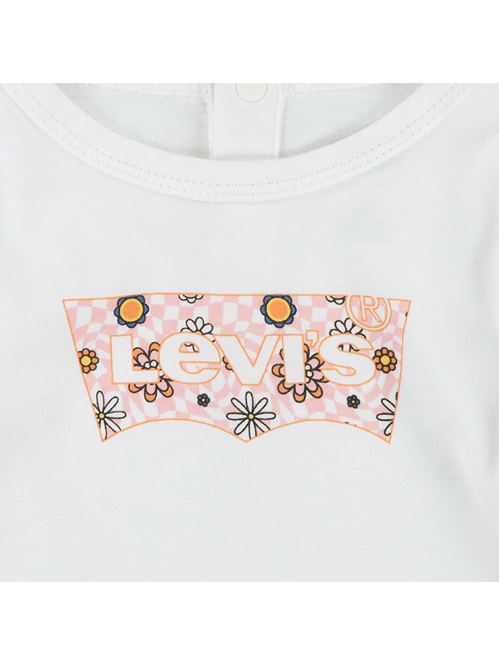 Levi's Kids Longsleeve in Weiß günstig kaufen