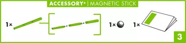 Gravitrax Accessory Magnetic Stick - Kugelbahn-Erweiterung für Kinder ab 8 Jahren